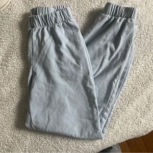 baby blue rosa sweatpants